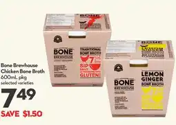 Longo's Bone Brewhouse Chicken Bone Broth offer