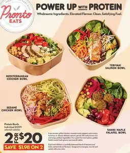 Longo's Protein Bowls offer