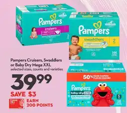Longo's Pampers Cruisers, Swaddlers or Baby Dry Mega XXL offer
