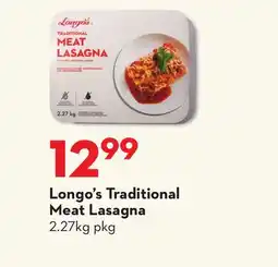 Longo's Longo's Traditional Meat Lasagna offer
