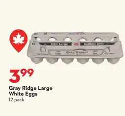 Longo's Gray Ridge Large White Eggs offer