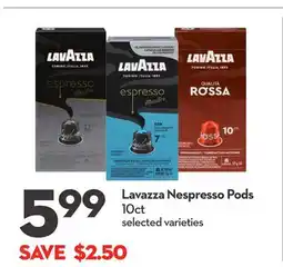 Longo's Lavazza Nespresso Pods offer