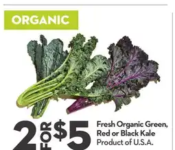 Longo's Fresh Organic Green, Red or Black Kale offer