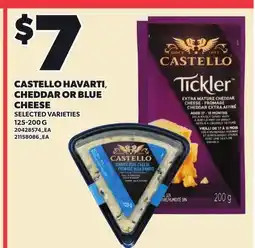 Loblaws CASTELLO HAVARTI, CHEDDAR OR BLUE CHEESE offer