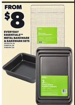 Loblaws EVERYDAY ESSENTIALS METAL BAKEWARE & BAKEWARE SETS offer