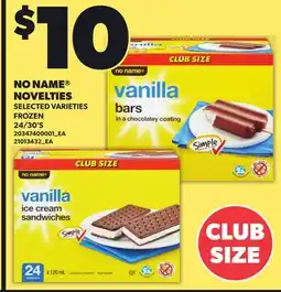 Loblaws NO NAME NOVELTIES offer