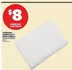 Loblaws EVERYDAY ESSENTIALS BATH TOWELS offer