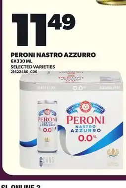 Loblaws PERONI NASTRO AZZURRO offer