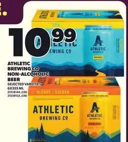 Loblaws ATHLETIC BREWING CO NON-ALCOHOLIC BEER offer