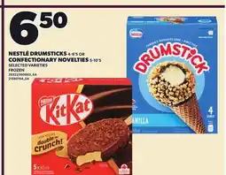 Loblaws NESTLÉ DRUMSTICKS 4-6'S OR CONFECTIONARY NOVELTIES 5-10'S offer