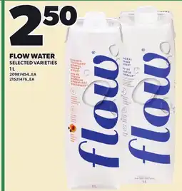 Loblaws FLOW WATER offer
