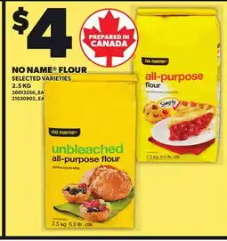 Loblaws NO NAME FLOUR offer