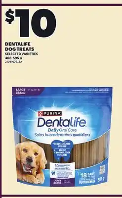 Loblaws DENTALIFE DOG TREATS offer