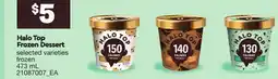Loblaws HALO TOP FROZEN DESSERT offer