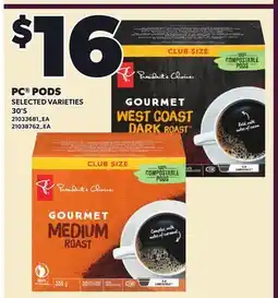 Loblaws PC PODS, 30'S offer