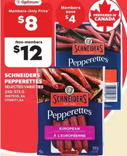 Loblaws SCHNEIDERS PEPPERETTES offer