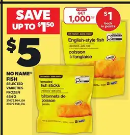 Loblaws NO NAME FISH offer