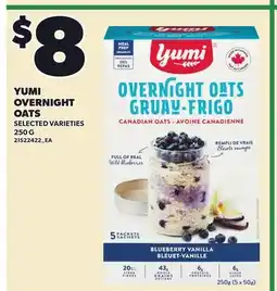Loblaws YUMI OVERNIGHT OATS offer