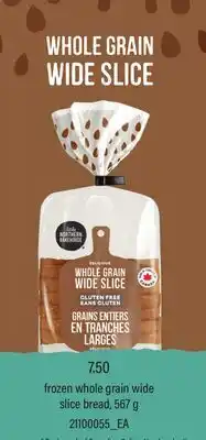 Loblaws FROZEN WHOLE GRAIN WIDE SLICE BREAD offer