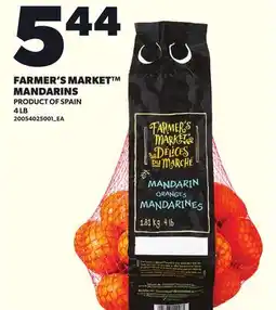 Loblaws FARMER'S MARKET MANDARINS, 4 LB offer