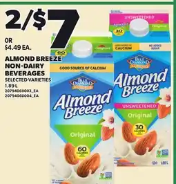 Loblaws ALMOND BREEZE NON-DAIRY BEVERAGES offer