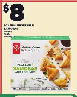 Loblaws PC MINI VEGETABLE SAMOSAS offer