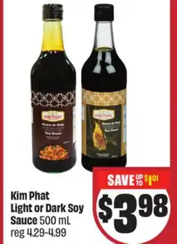 Chalo FreshCo Kim Phat Light or Dark Soy Sauce offer