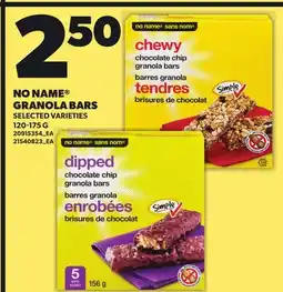 Independent Grocer NO NAME GRANOLA BARS offer