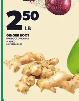 Loblaws GINGER ROOT offer
