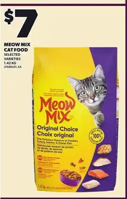 Loblaws MEOW MIX CAT FOOD offer