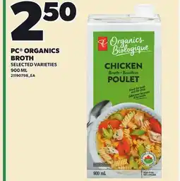 Loblaws PC ORGANICS BROTH offer