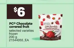Loblaws PC CHOCOLATE COVERED FRUIT offer