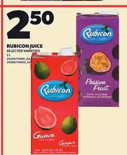 Loblaws RUBICON JUICE offer