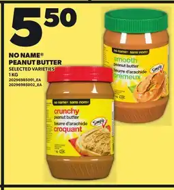 Independent Grocer NO NAME PEANUT BUTTER offer