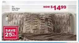 Oxford Mills Fur Body Pillow offer