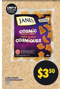 Independent Grocer JANES COSMIC CHICKEN NUGGETS offer