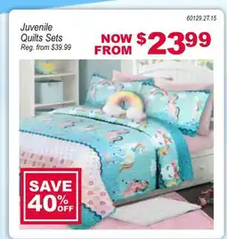 Oxford Mills Juvenile Quilts Sets offer