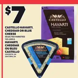 Independent Grocer CASTELLO HAVARTI, CHEDDAR OR BLUE offer