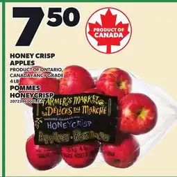 Independent Grocer HONEY CRISP APPLES, 4 LB offer