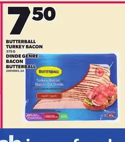 Independent Grocer BUTTERBALL TURKEY BACON offer