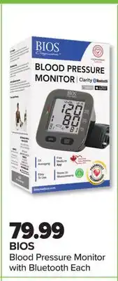 PharmaChoice BIOS Blood Pressure Monitor with Bluetooth offer