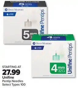 PharmaChoice Unifine Pentip Needles offer