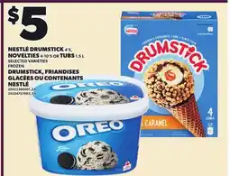 Independent Grocer NESTLÉ DRUMSTICK, 4's, NOVELTIES, 4-10'S OR TUBS offer