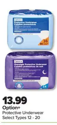 PharmaChoice Option+ Protective Underwear offer