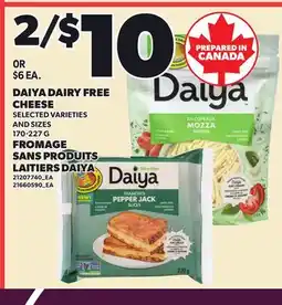 Independent Grocer DAIYA DAIRY FREE CHEESE offer