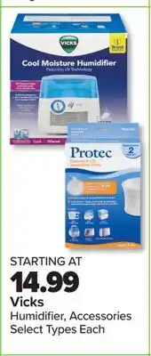 PharmaChoice Vicks Humidifier, Accessories offer