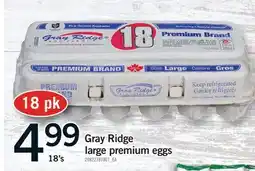 Fortinos GRAY RIDGE LARGE PREMIUM EGGS, 18's offer