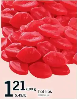 Fortinos HOT LIPS offer