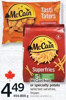 Fortinos MCCAIN FRIES OR SPECIALTY POTATO offer