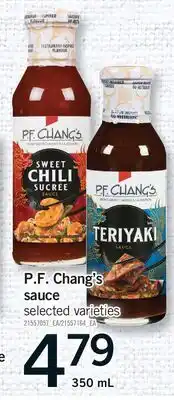 Fortinos P.F. CHANG'S SAUCE offer